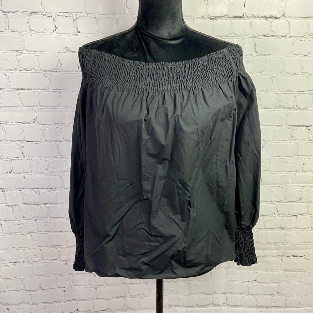 Zara Basic Off Shoulder Top - Picture 2 of 6